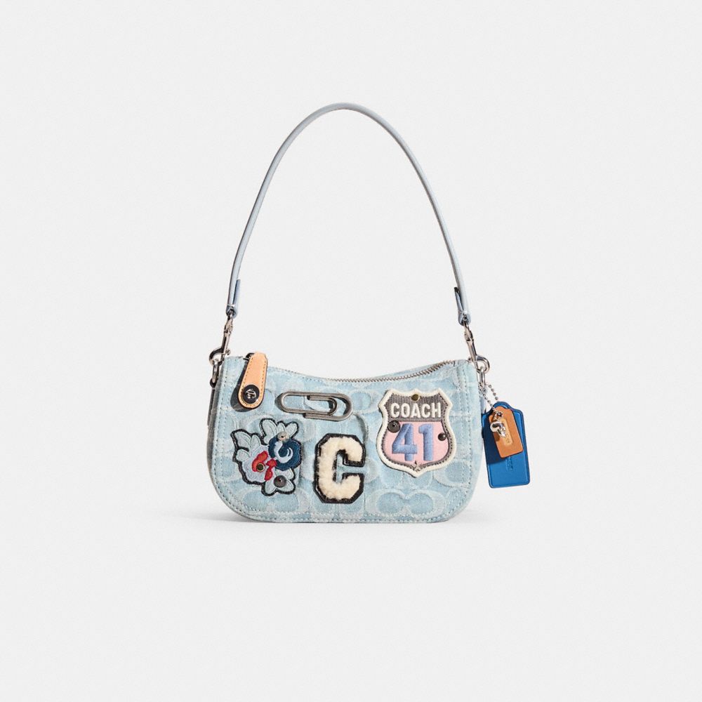 COACH® | Upcrafted Swinger 20 In Signature Denim