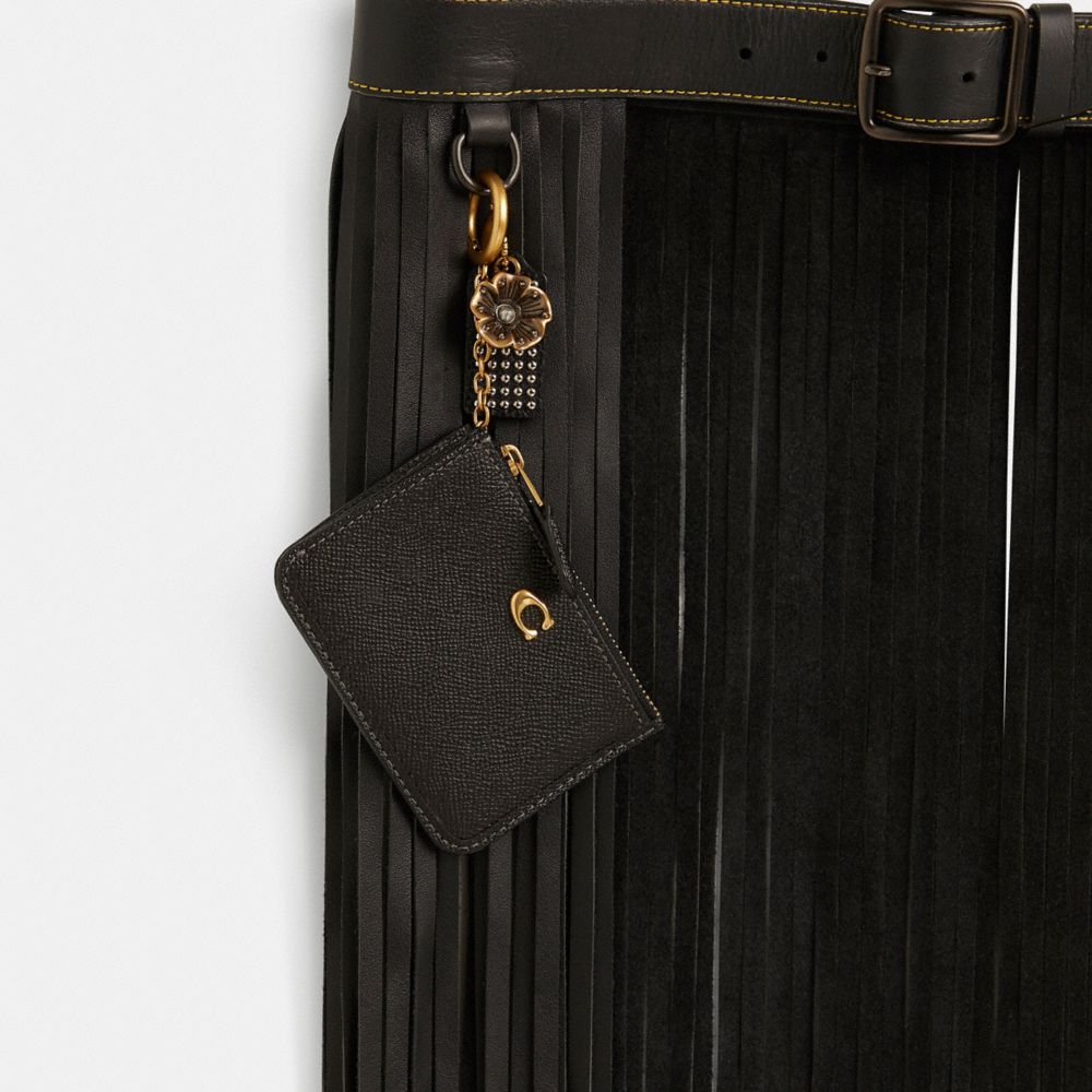 COACH®,Upcrafted Mini Clutch Fringe Belt Creation,,Scale View