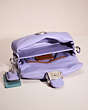 COACH®,UPCRAFTED PILLOW TABBY SHOULDER BAG 18,Nappa leather,Mini,Silver/Light Violet,Inside View,Top View