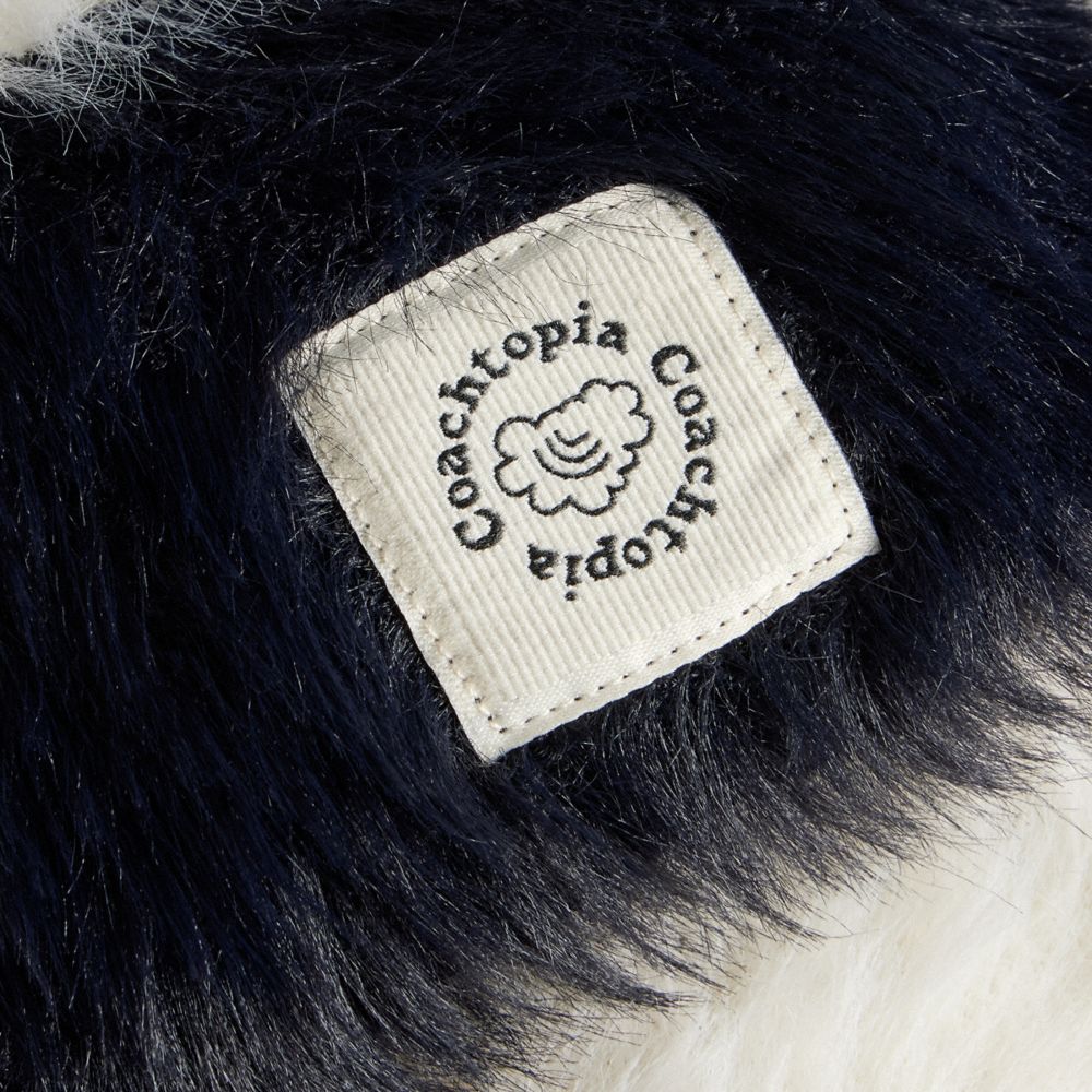 COACH®,Fuzzy Knit Arm Warmers With Star Graphic,Recycled Nylon,Fuzzy Knit,Arm Warmers,Eco-Friendly,Casual,Multi Color