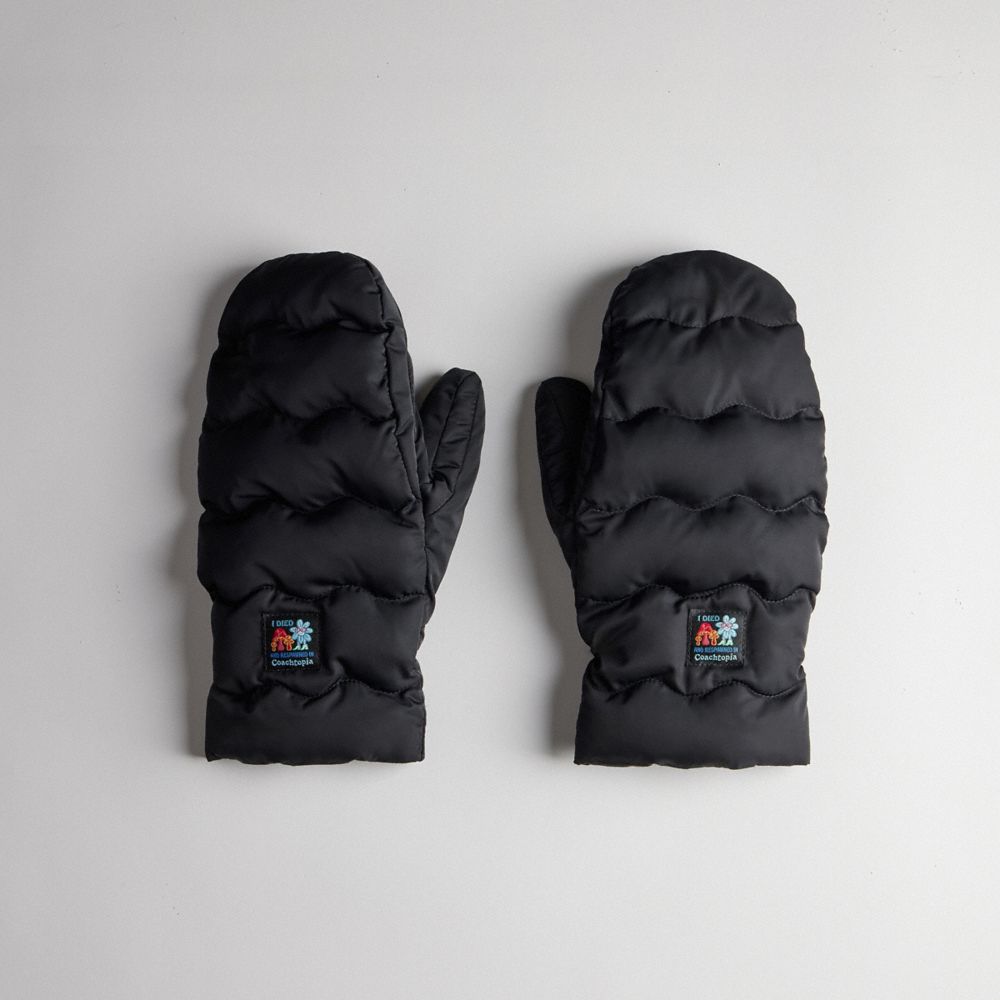 COACH®,Coachtopia Loop Mittens,,Front View