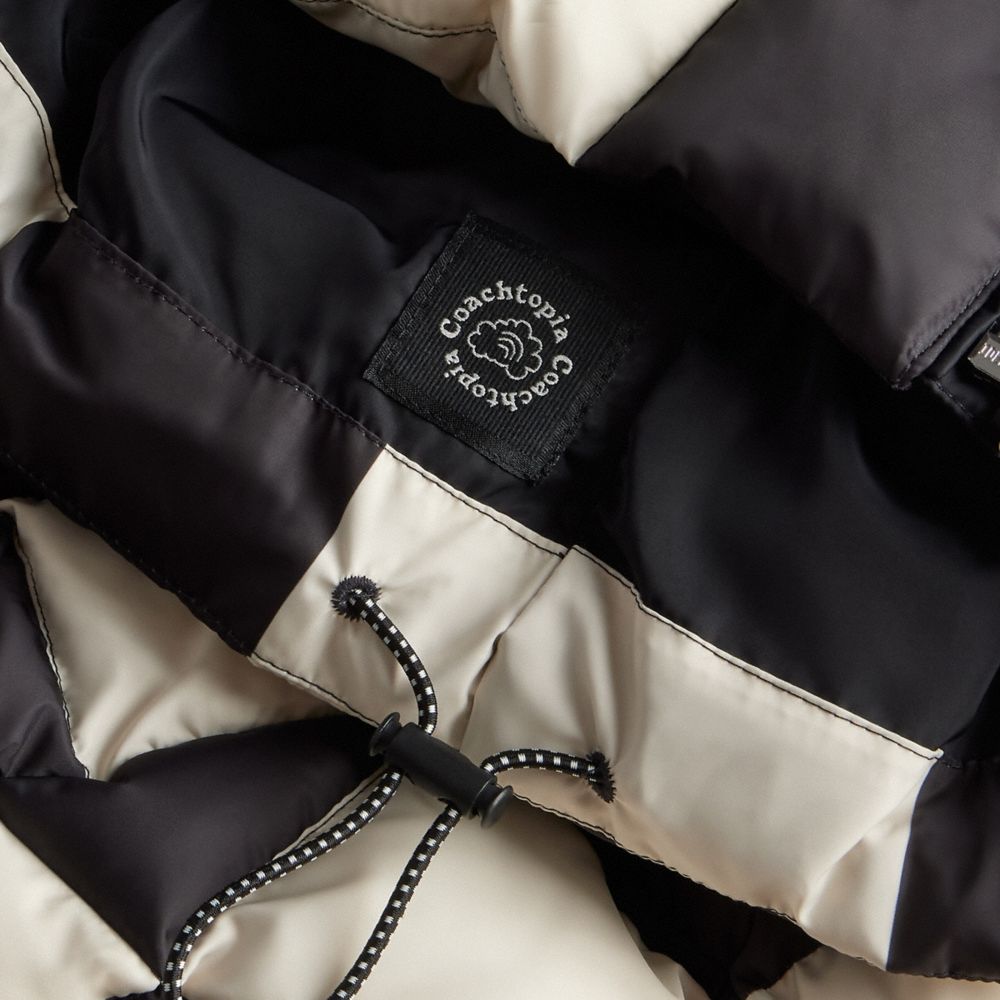 Куртки Coach Coachtopia Loop Puffer Jacket With Checkerboard Quilting — фото 6