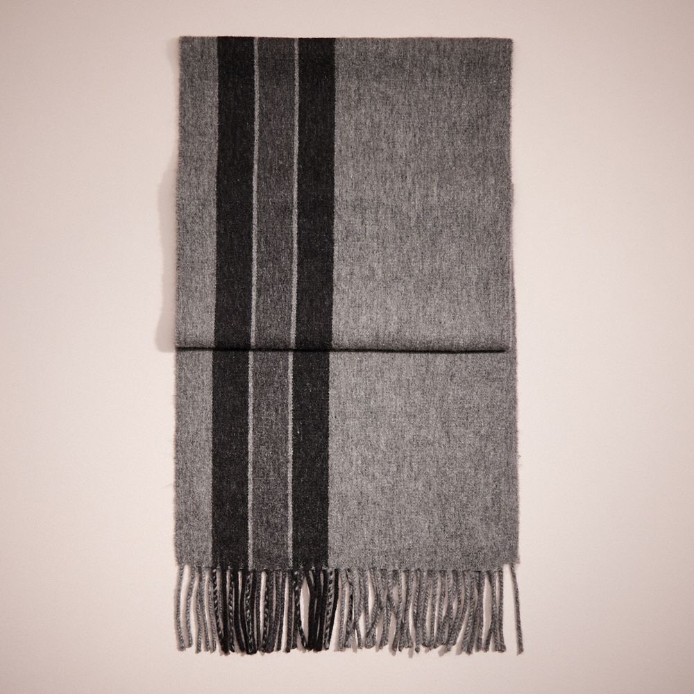 Coach Restored Varsity Stripe Scarf