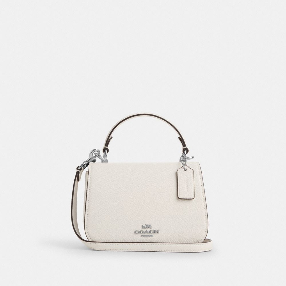 White top handle bag sale