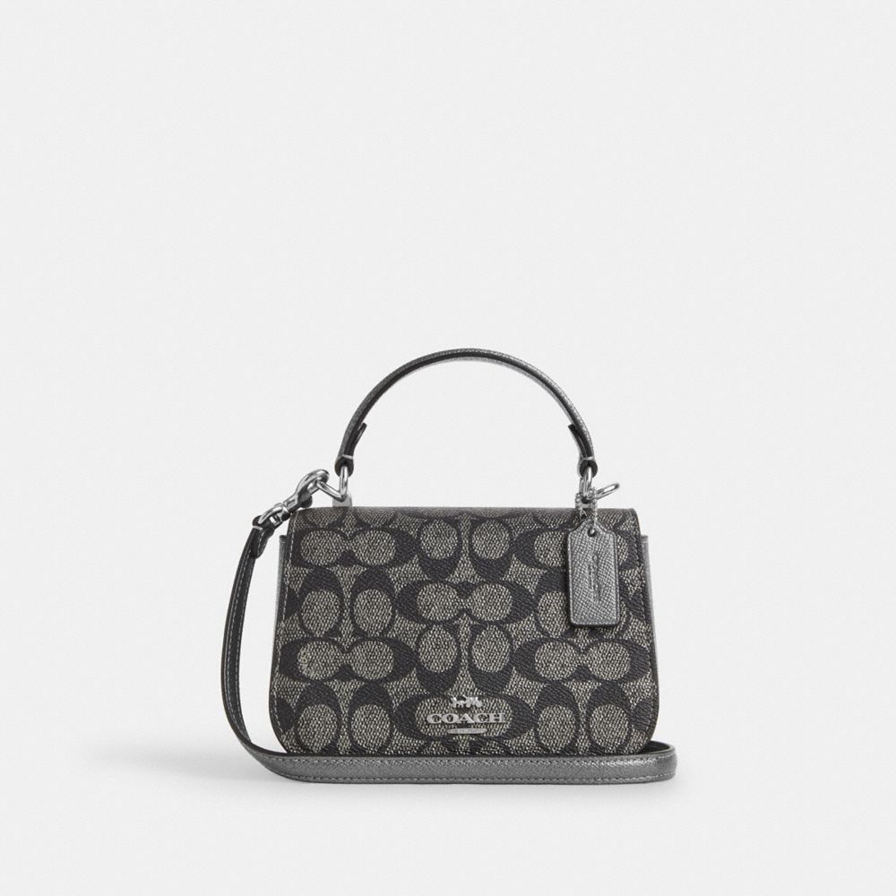 COACH®,Lysa Top Handle Bag In Signature Canvas,Multi Color,Front View image number 0