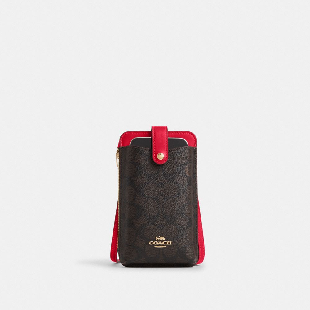 Coach phone case crossbody sale