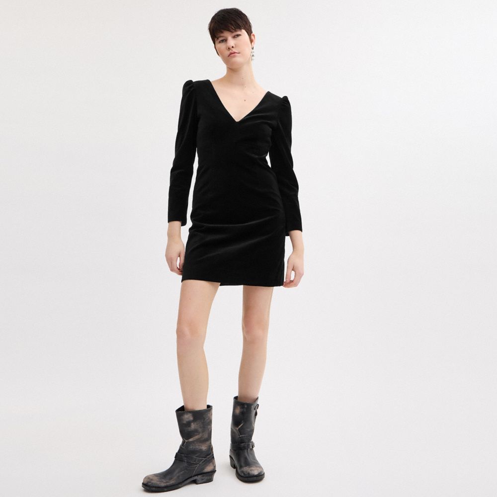 COACH VELVET DRESS 