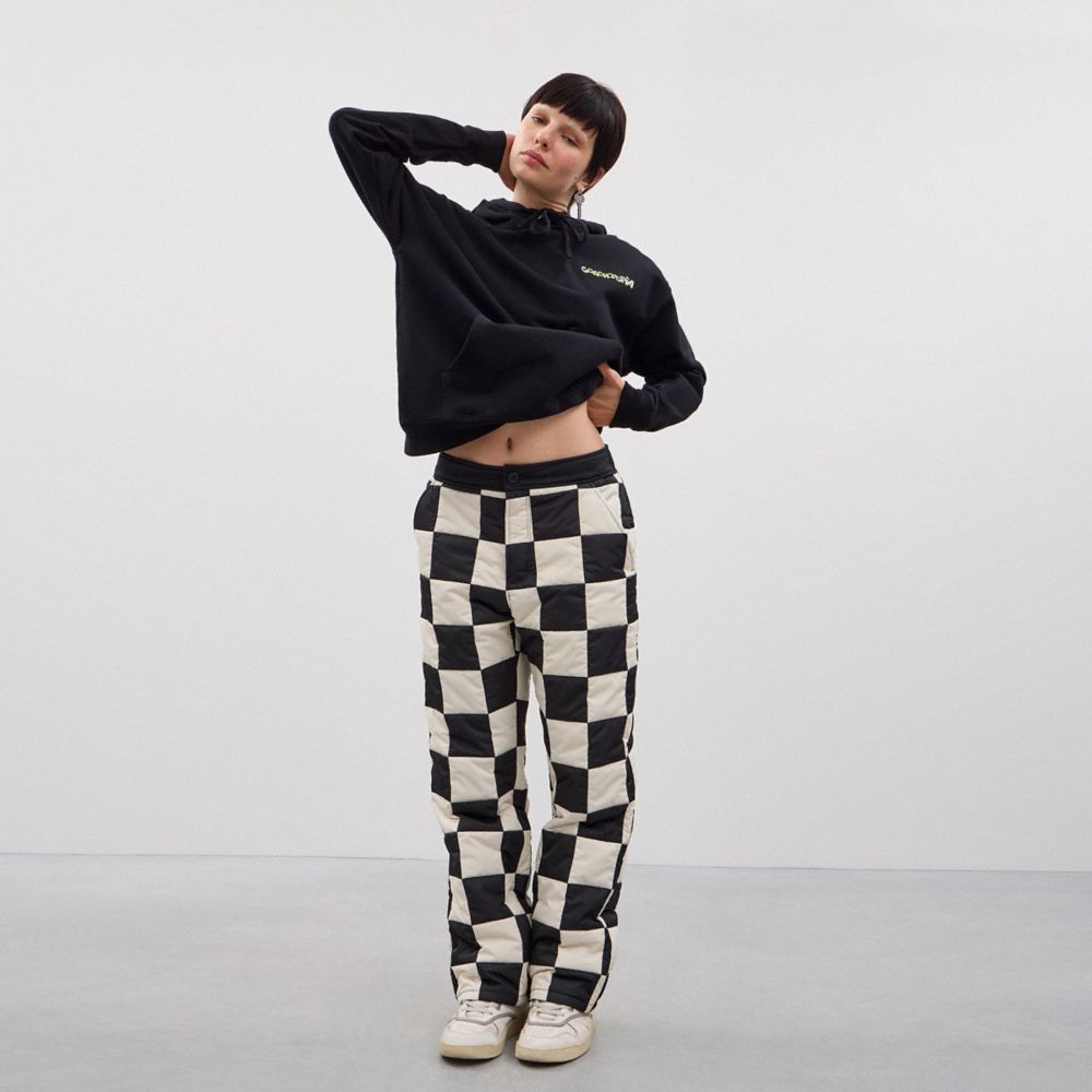 Брюки Coach Coachtopia Loop Puffer Pants With Checkerboard Quilting — фото 2