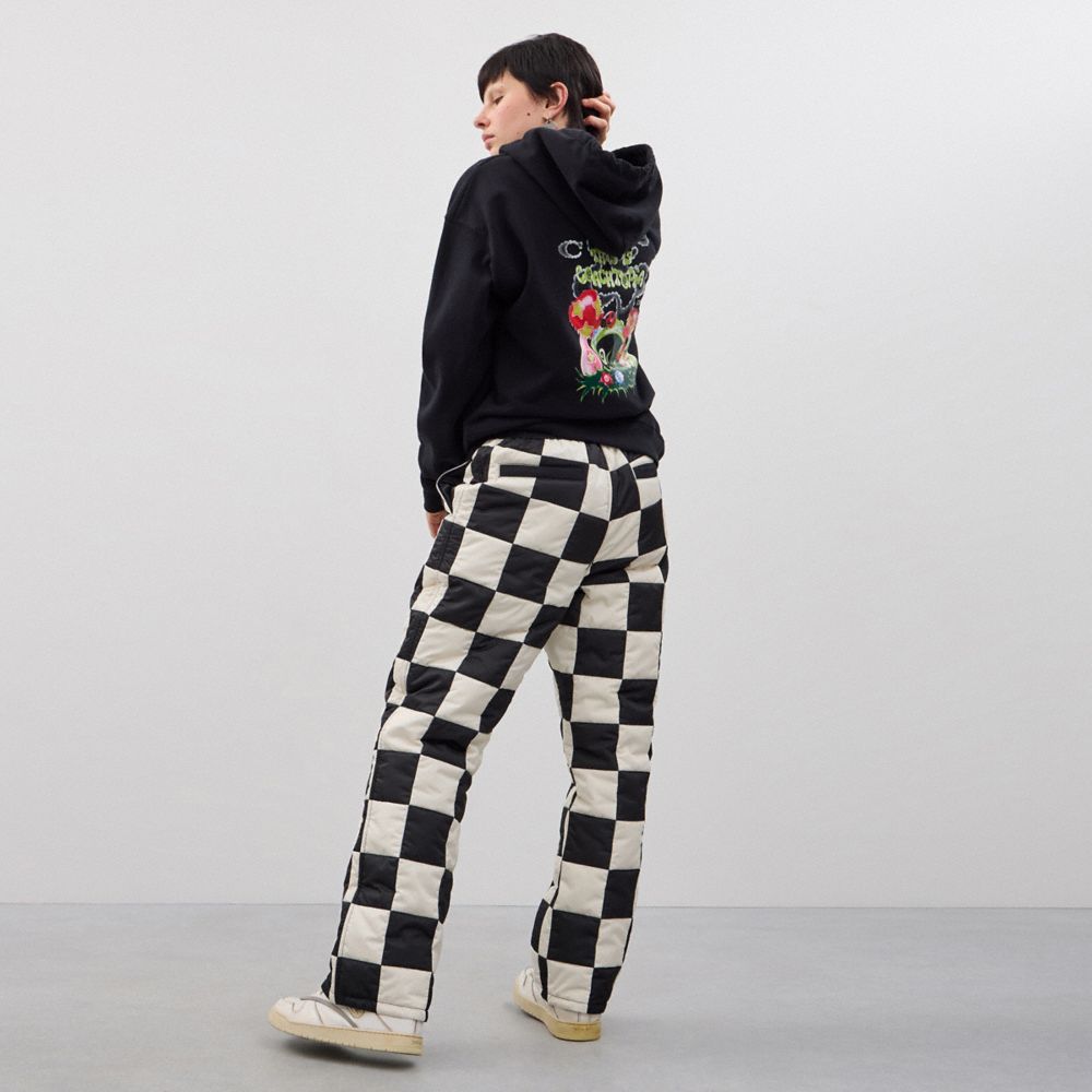 Брюки Coach Coachtopia Loop Puffer Pants With Checkerboard Quilting — фото 3
