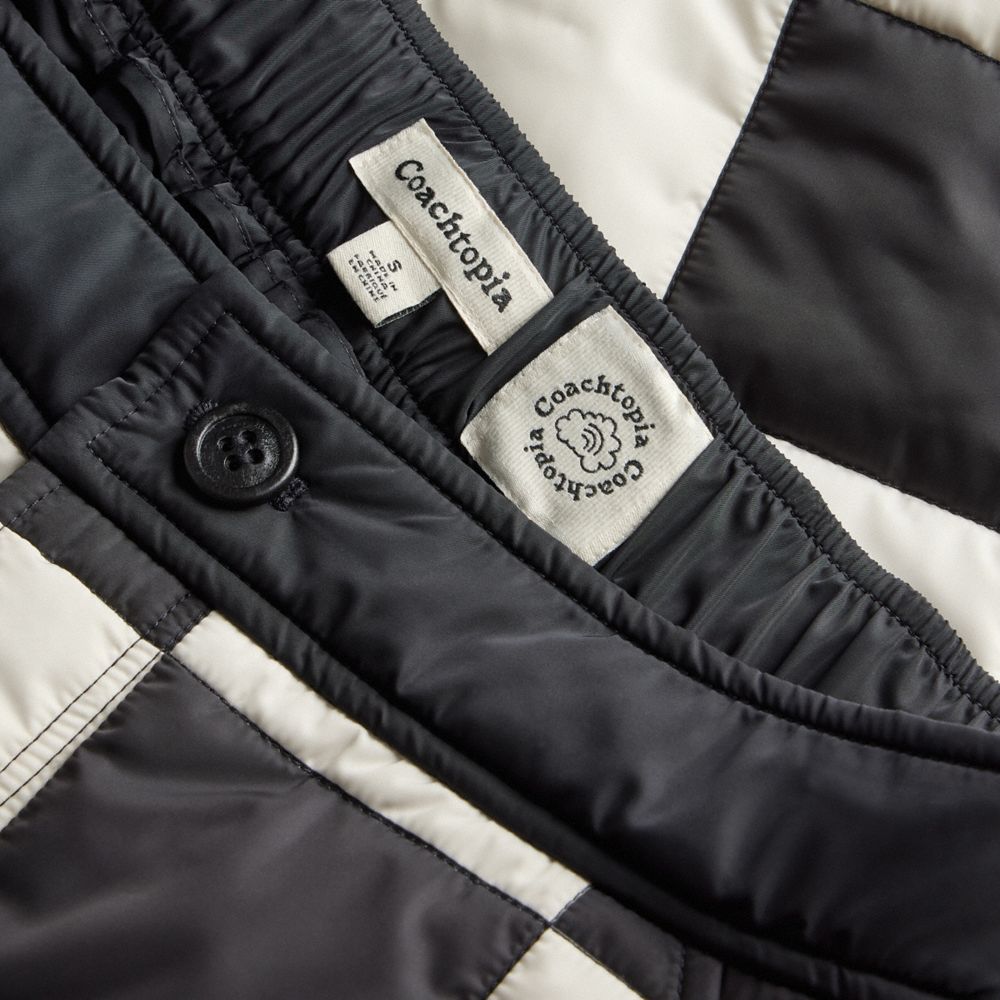 Брюки Coach Coachtopia Loop Puffer Pants With Checkerboard Quilting — фото 4