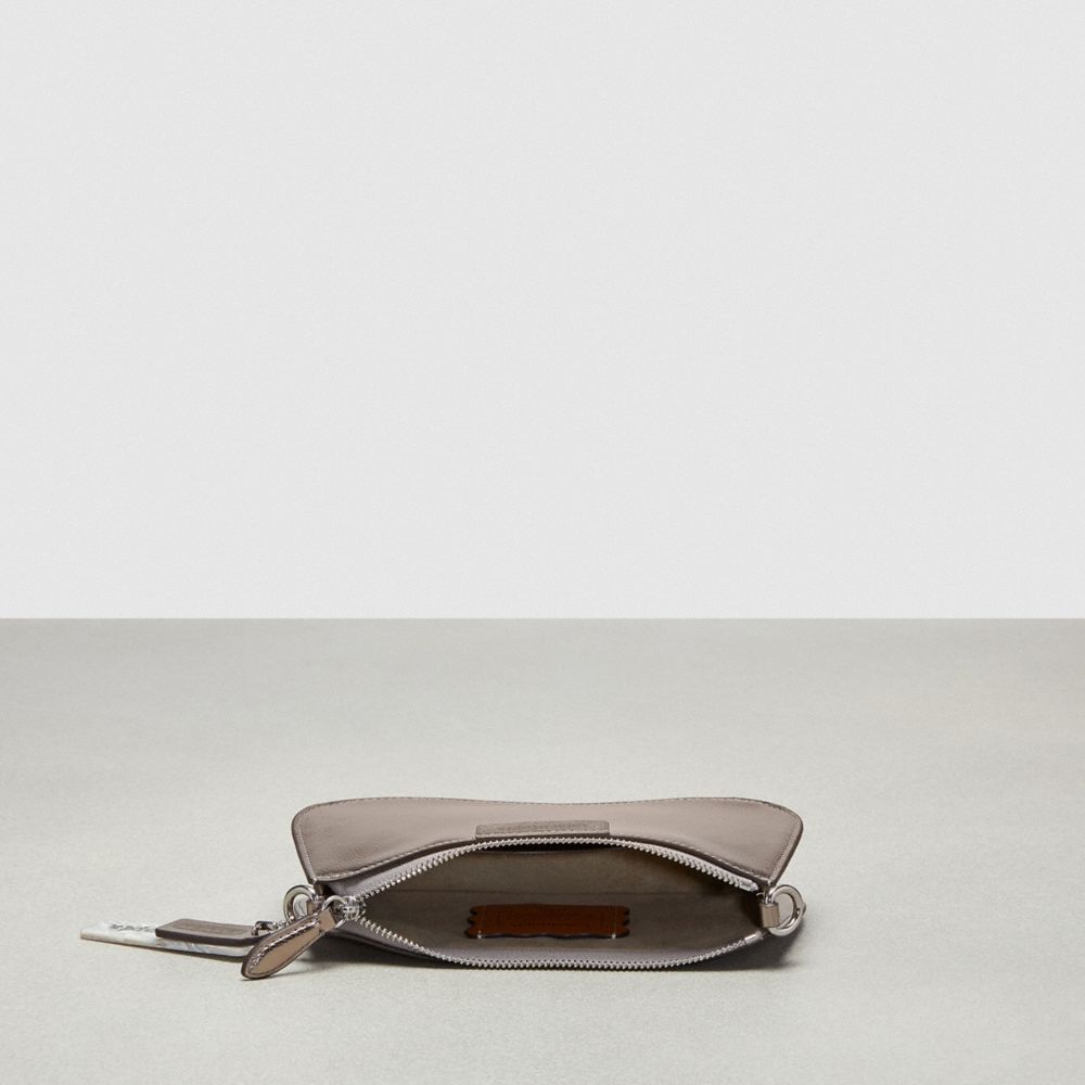 COACH®,Wavy Shoulder Bag In Metallic Coachtopia Leather,,Inside View,Top View