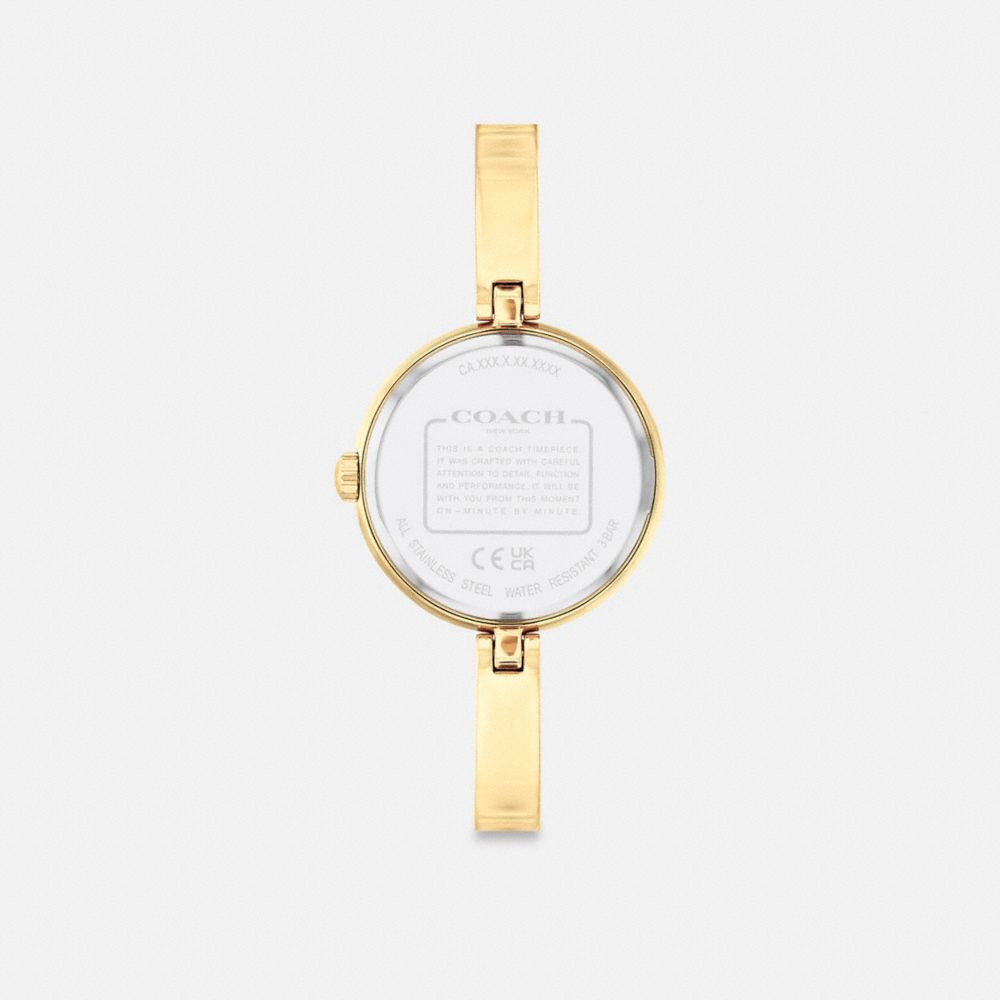 COACH®,Jamie Watch, 28 Mm,Clear,Back View