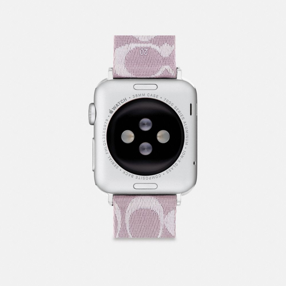 COACH®,APPLE WATCH® ストラップ・38MM/40MM/41MM,腕時計,ﾊﾟｰﾌﾟﾙ