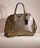COACH®,RESTORED PRINCE STREET SATCHEL,Light Gold/Gold,Front View