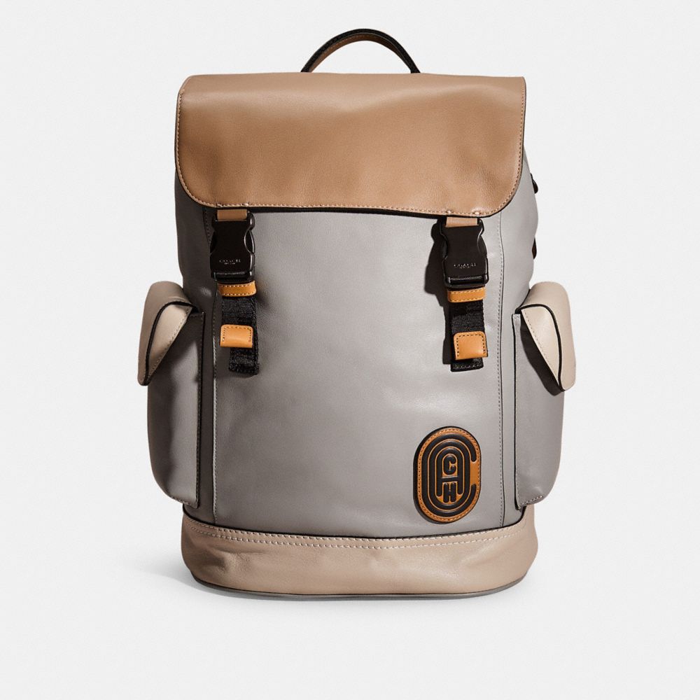 Coach Restored Rivington Backpack In Colorblock With  Patch