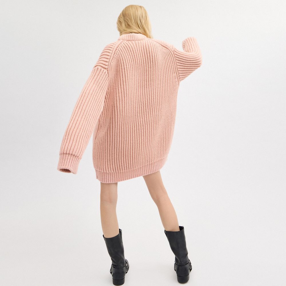 COACH®,BUY NOW BOW SWEATER,Pink,Scale View
