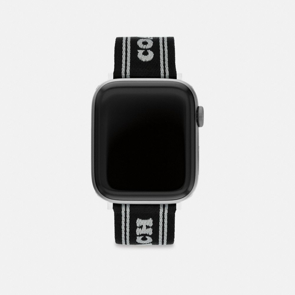 COACH®,APPLE WATCH® ストラップ・42MM/44MM/45MM,ﾌﾞﾗｯｸ