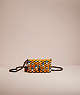 COACH®,RESTORED DINKIER WITH COLORBLOCK COACH LINK,Pewter/Goldenrod Multi,Front View