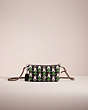 COACH®,RESTORED DINKIER WITH COLORBLOCK COACH LINK,Light Antique Gold/Black Kelly Green,Front View