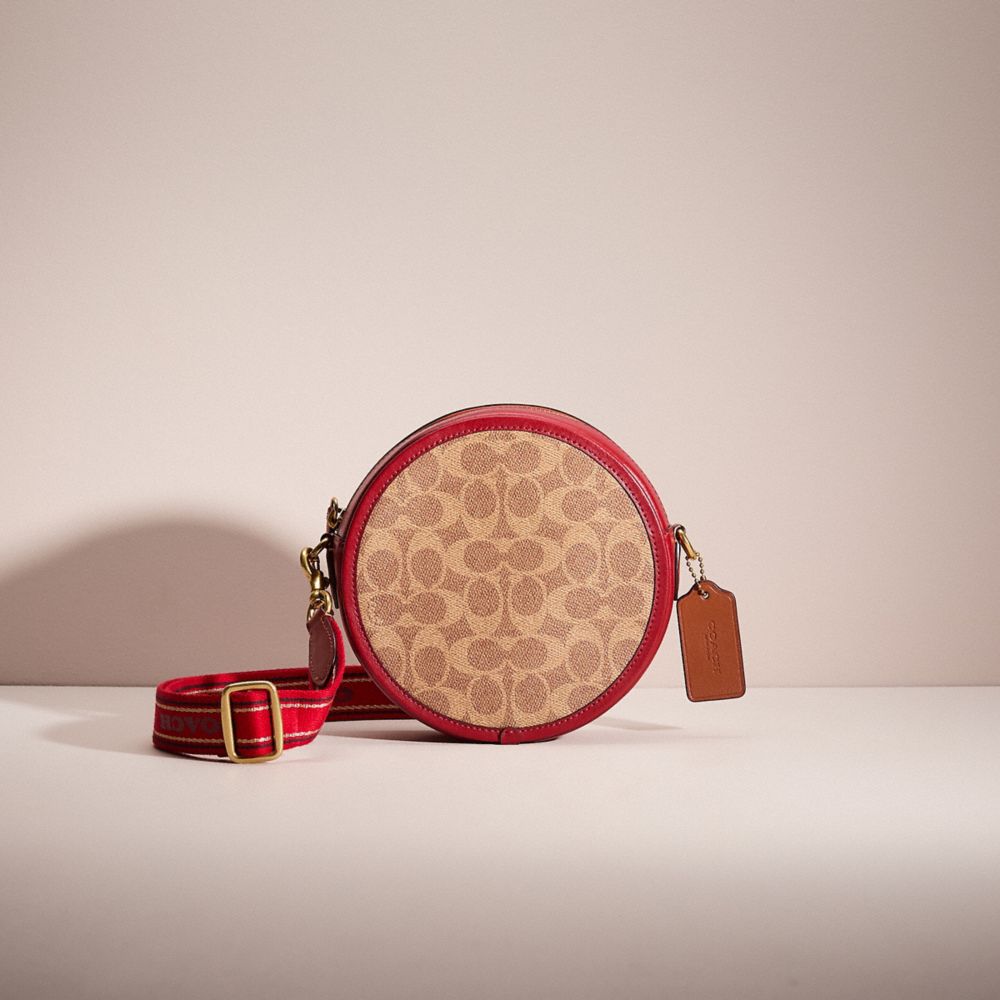 Coach circle crossbody bag sale