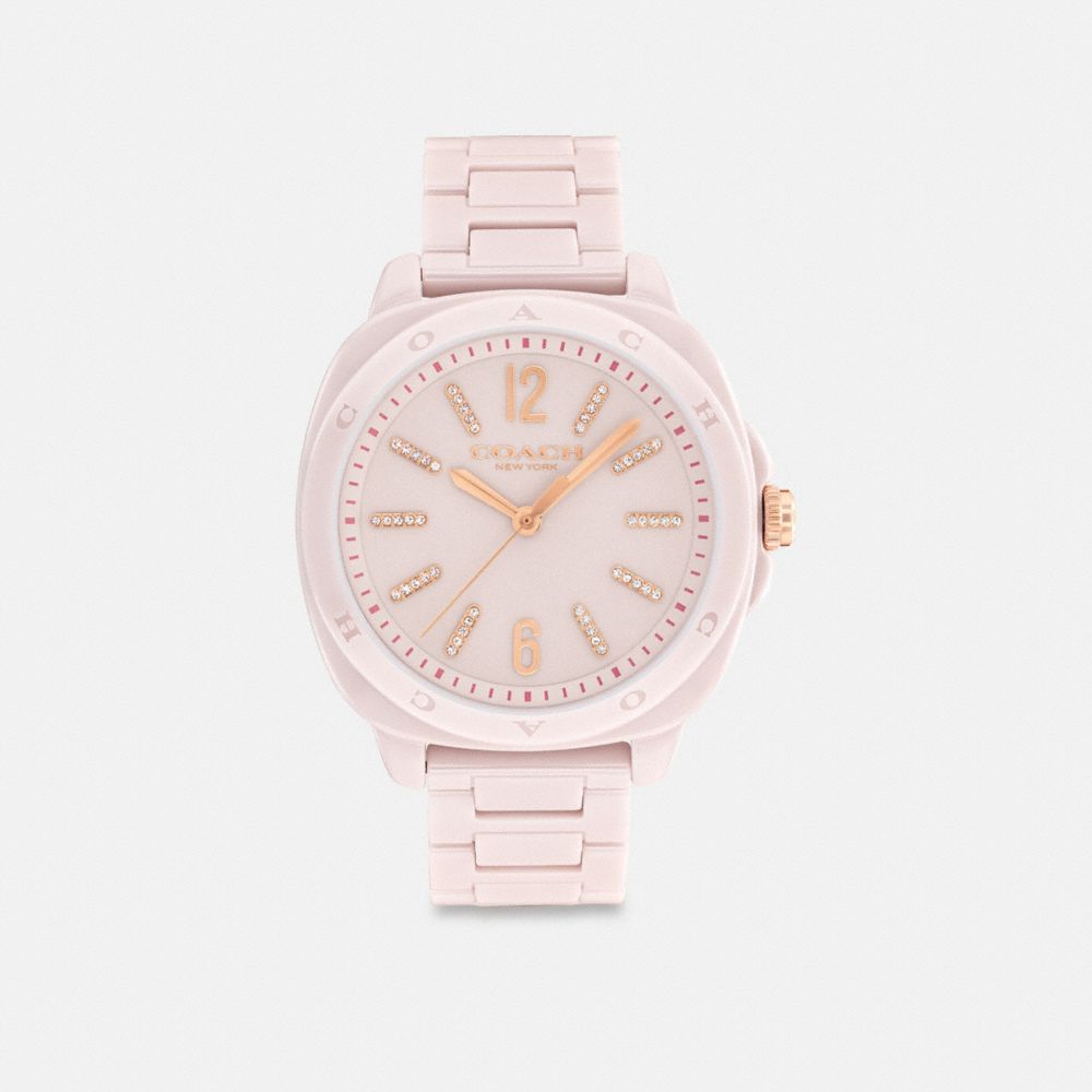 Pink Women s Watches Apple Watch Bands COACH