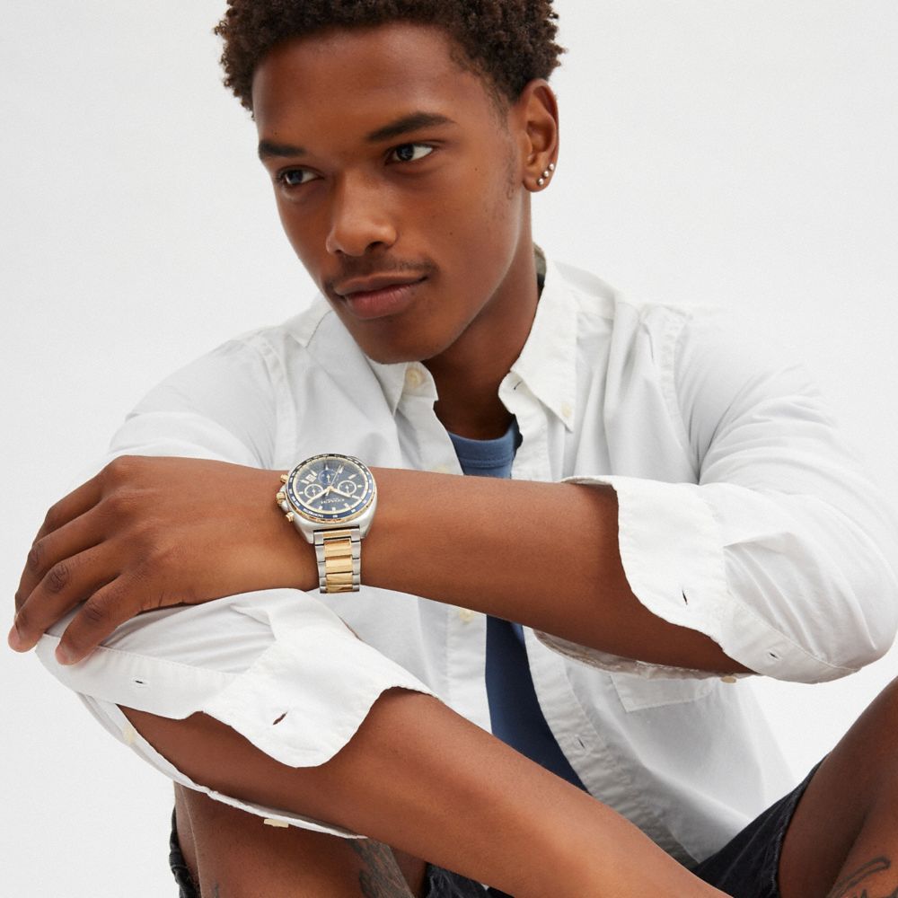 Coach Charter Chronograph Watch, 44 Mm — фото 4