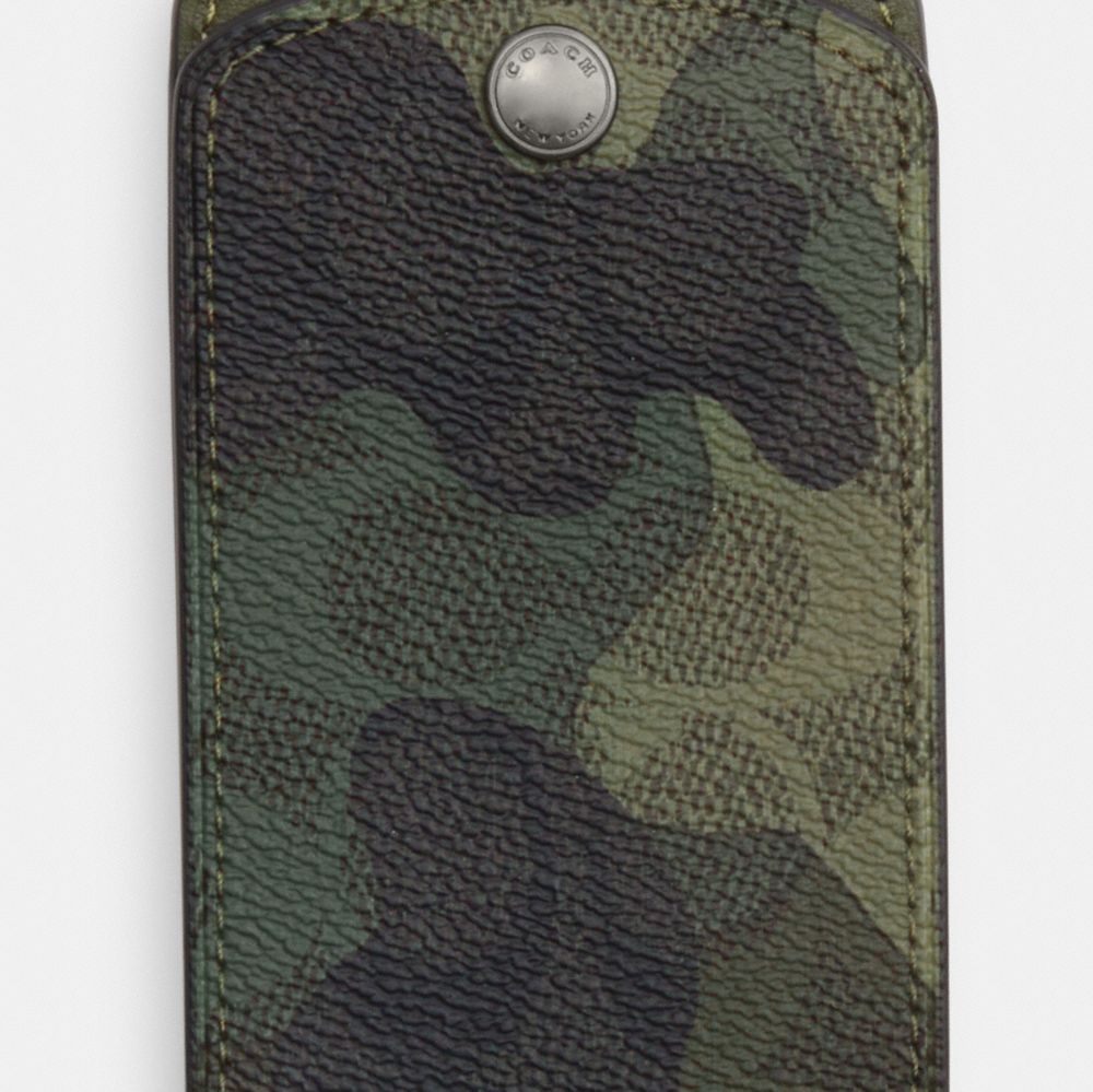 COACH®,Luggage Tag In Signature Camo Print,Bag Accessories,Casual,Multi Color