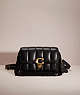 COACH®,UPCRAFTED STUDIO SHOULDER BAG WITH QUILTING,Brass/Black,Front View