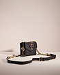 COACH®,UPCRAFTED DOUBLE-UP WALLET CROSSBODY CREATION,Garden Party,Light Gold/Black,Angle View