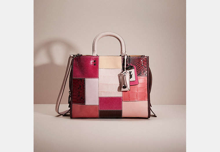 COACH®,UPCRAFTED ROGUE,Pewter/Ice Pink,Front View