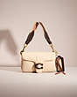 COACH®,UPCRAFTED PILLOW TABBY SHOULDER BAG 18,Mini,Brass/Ivory,Front View
