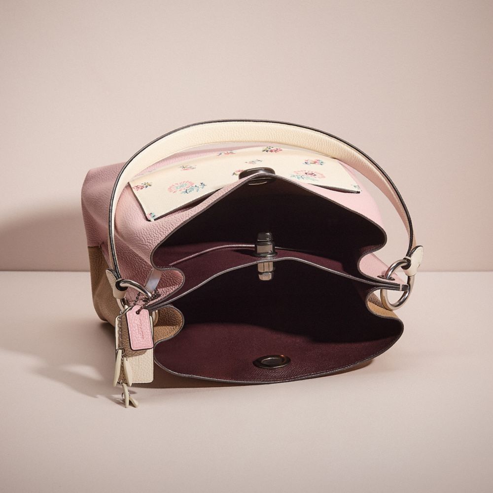COACH®,Upcrafted Charlie Bucket Bag In Colorblock,,Inside View,Top View