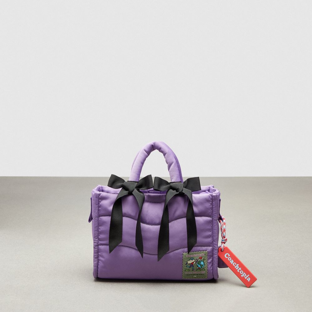 COACH®,Set Of Bows In 100% Recycled Polyester,,Angle View
