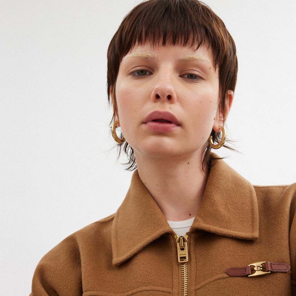 COACH®,CRÉOLES HALLMARK,Or,Detail View