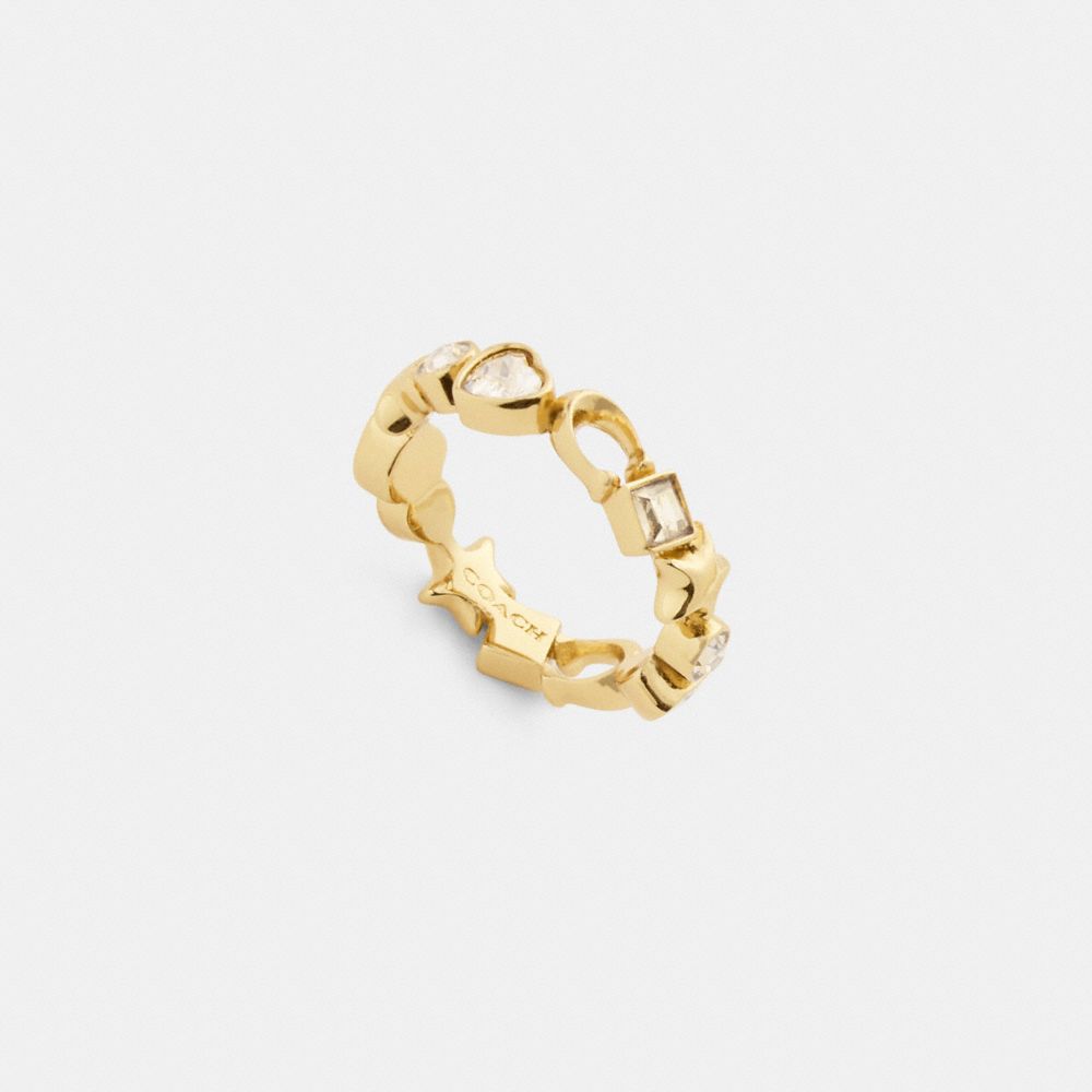 COACH® | Star Heart Mix Ring