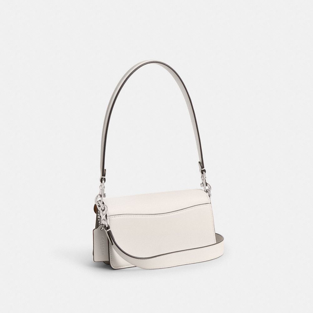 Shop Coach Tabby Schultertasche 20 Mit Schleifen In Silver/chalk