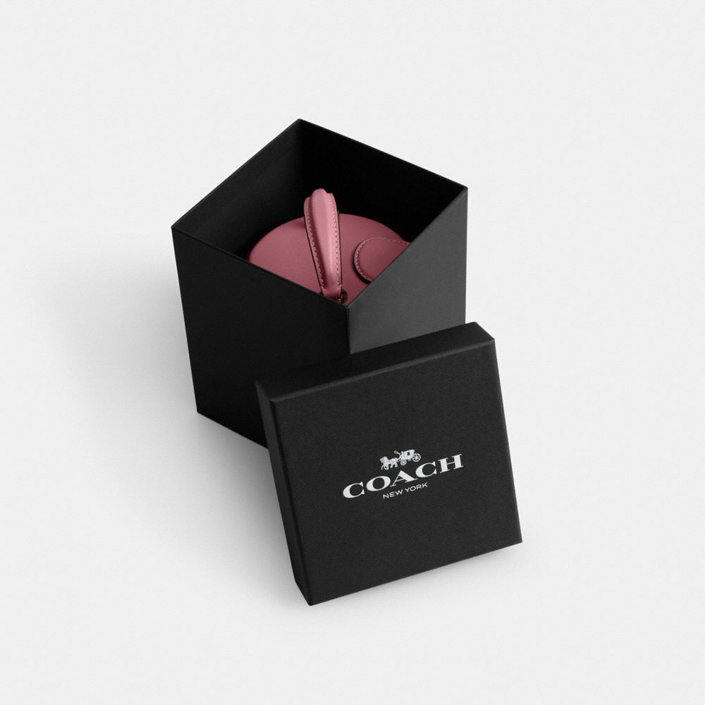 Coach Jewelry Box In Brass/true Pink