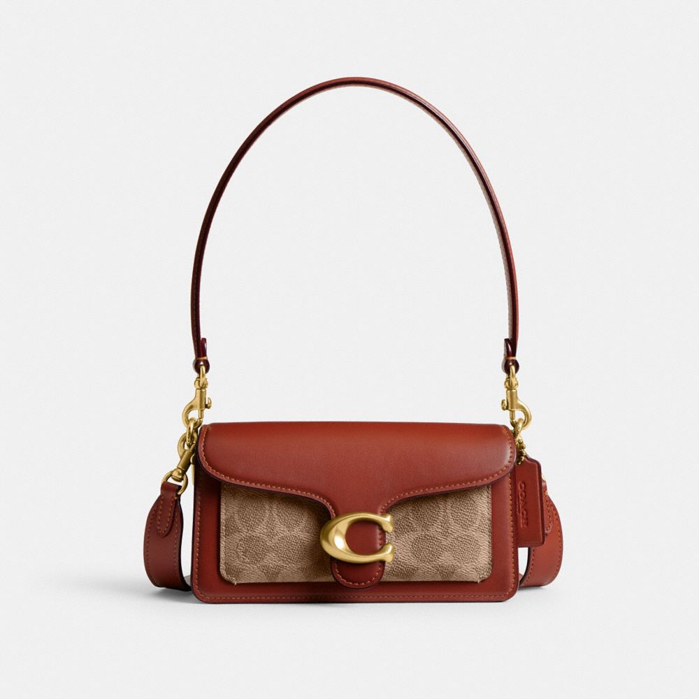 Coach Tabby Schultertasche 20 Aus Signature-canvas In Brown