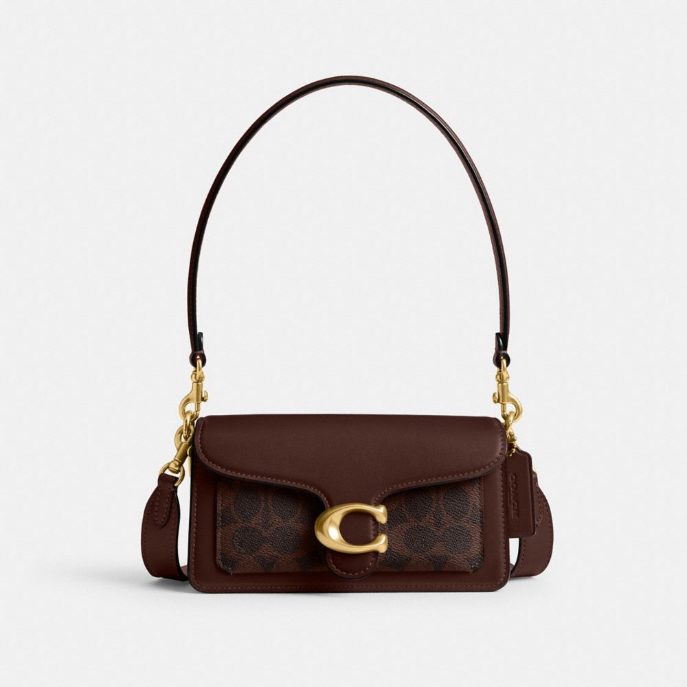 Coach Tabby Shoulder Bag 20 In Signature Canvas In Multi