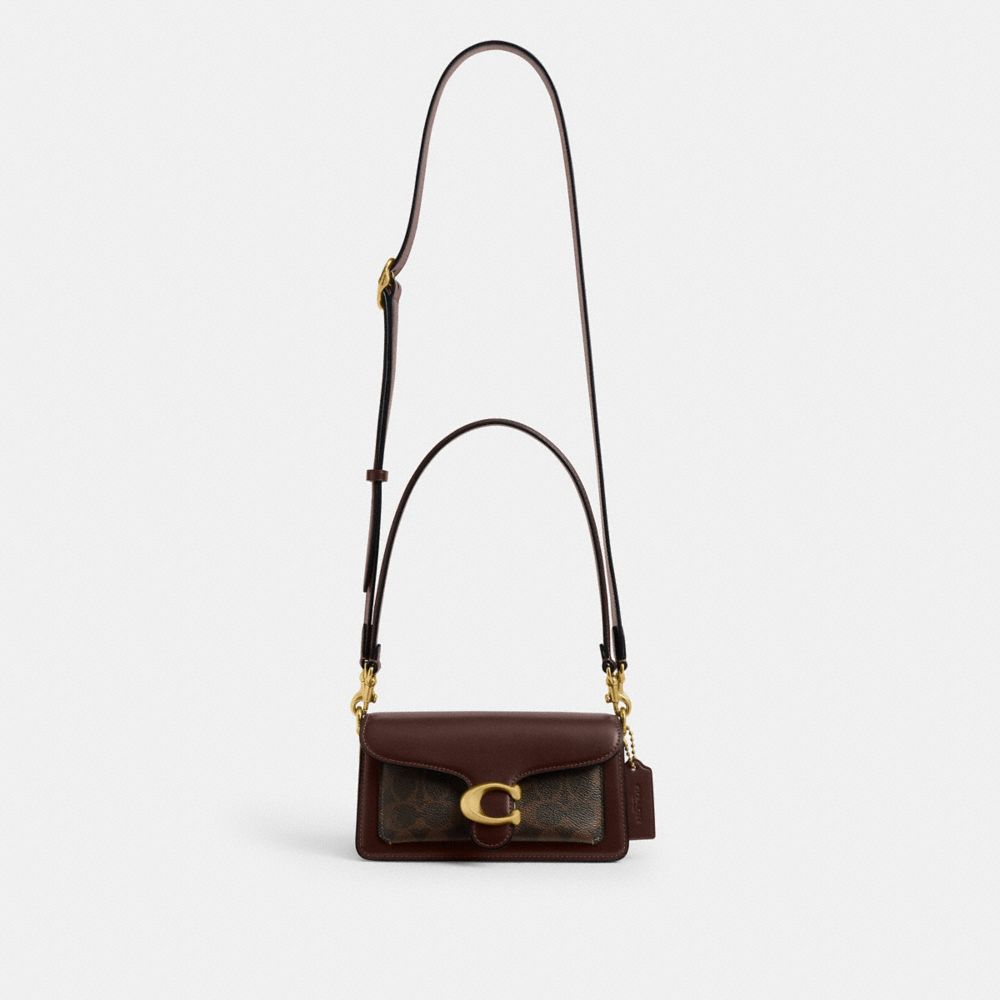 Женские сумки Coach Tabby Shoulder Bag 20 In Signature Canvas — фото 7