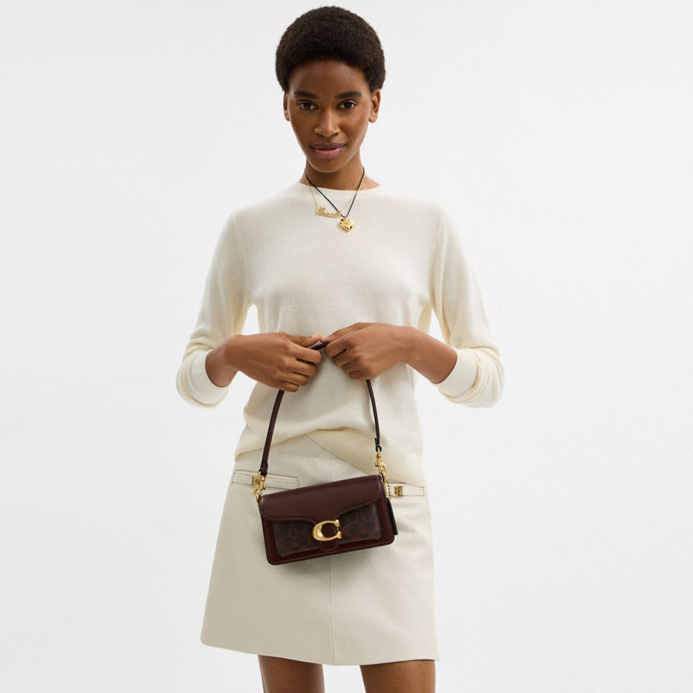 Coach Tabby Shoulder Bag 20 In Signature Canvas In Multi