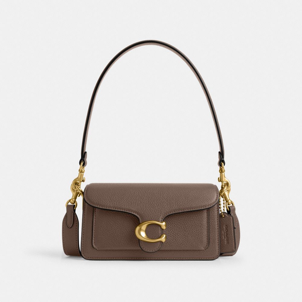 Coach Tabby Shoulder Bag 20 In Brass/dark Stone
