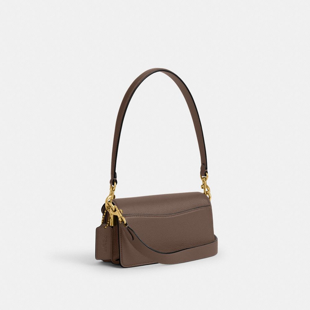 Coach Tabby Shoulder Bag 20 In Brass/dark Stone