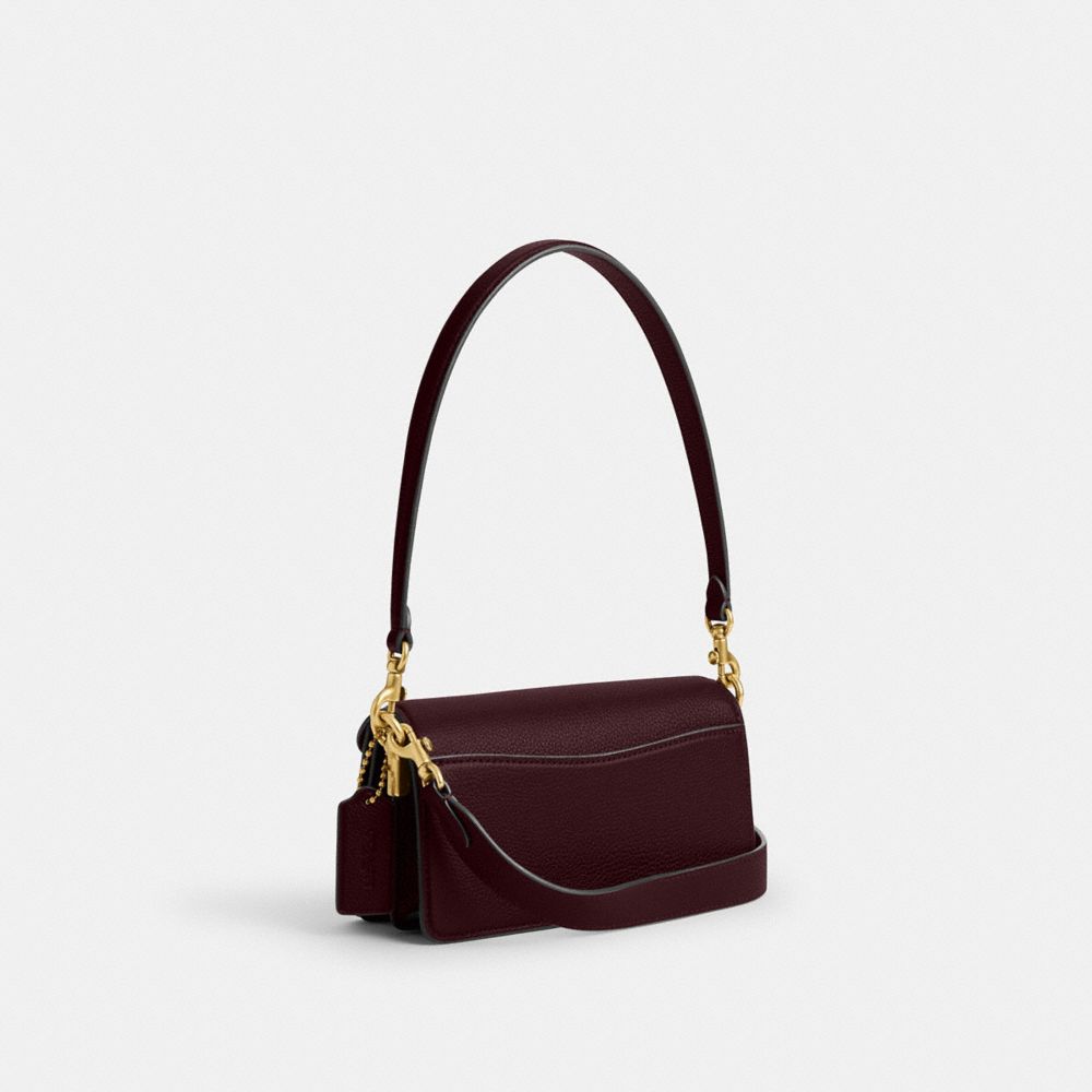 Shop Coach Tabby Shoulder Bag 20 In Brass/merlot