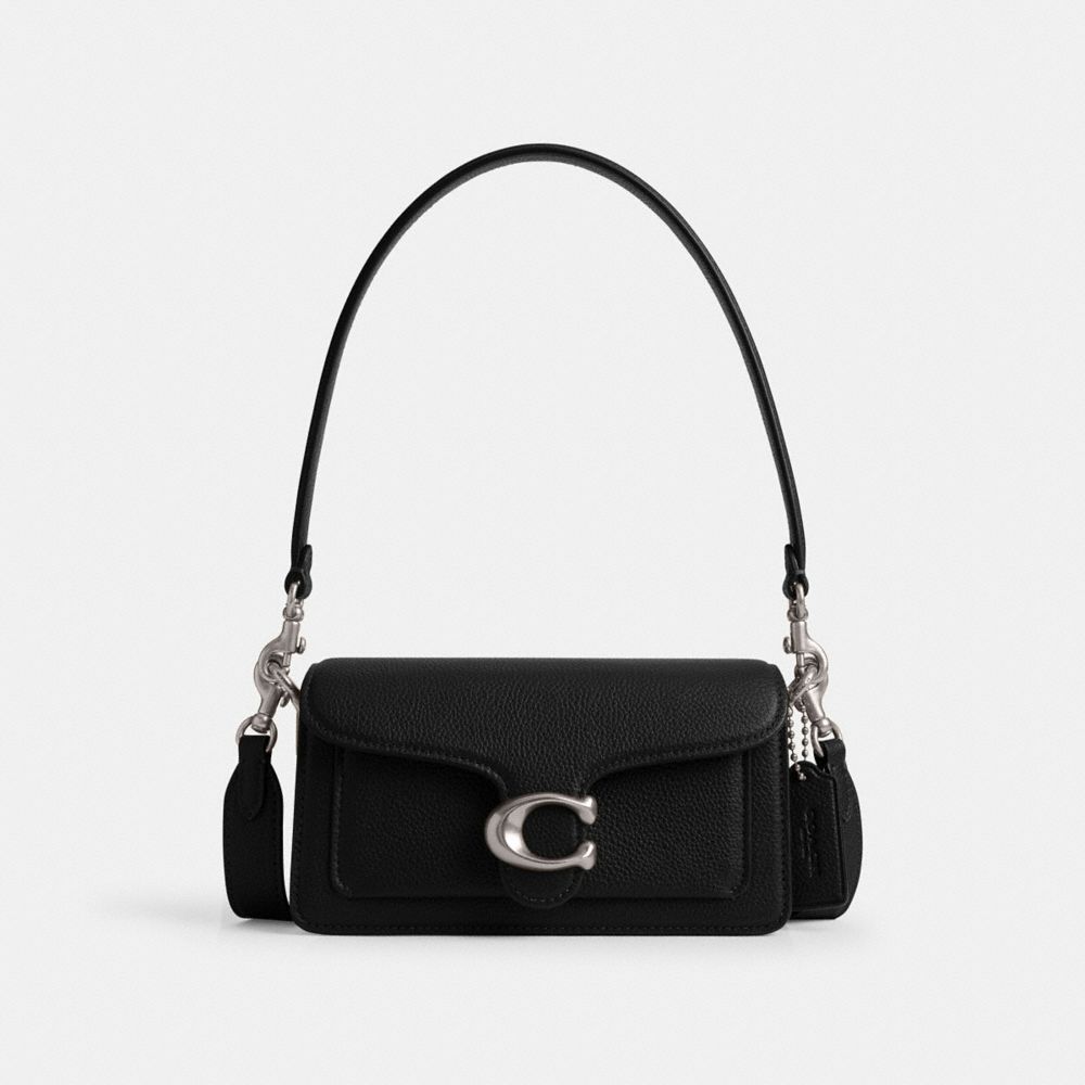 Small black coach bag sale