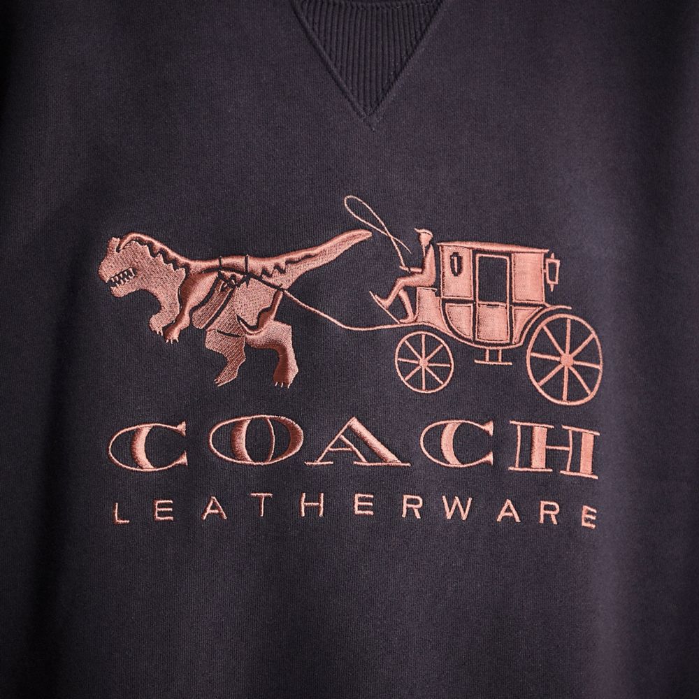 Coach Restored Rexy And Carriage Sweatshirt In Black