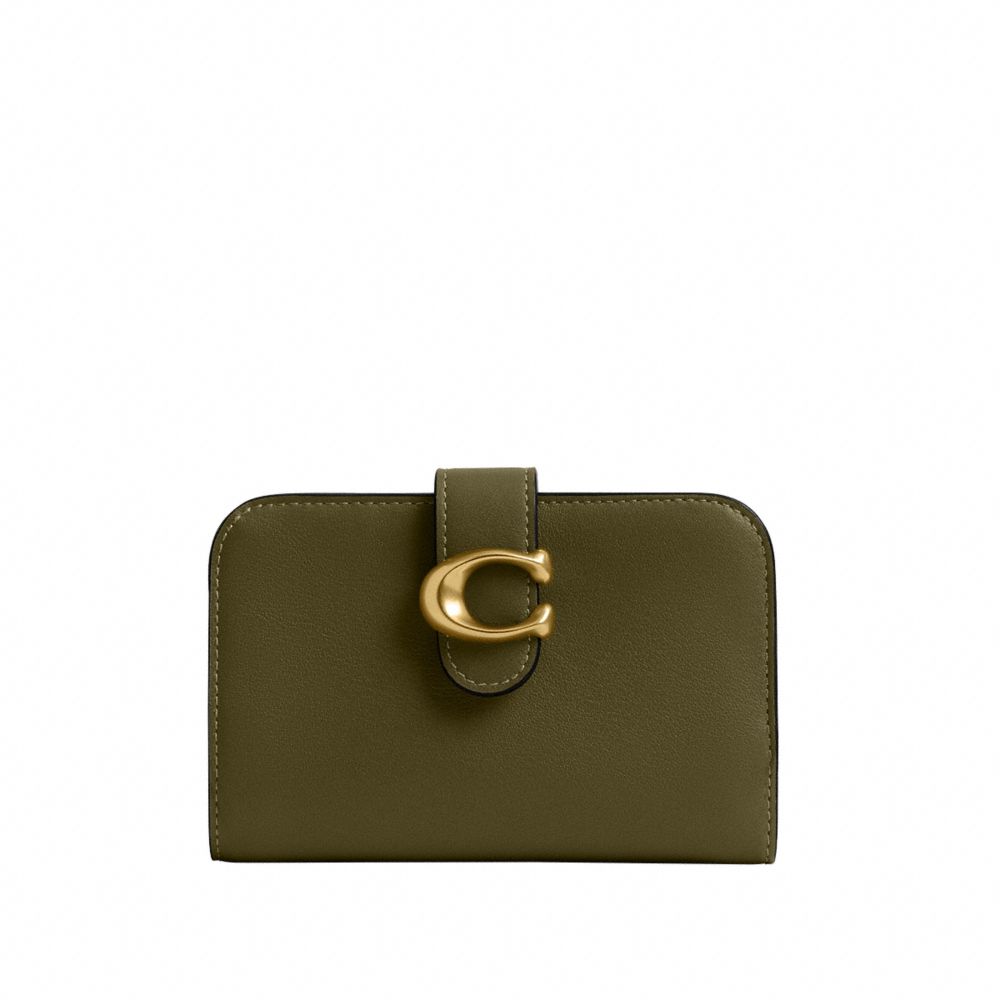 COACH®,タビー ウォレット,ミニ財布(二つ/三つ折り),ﾌﾞﾗｽ/ｵﾘｰﾌﾞ