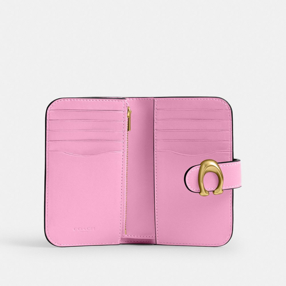 COACH®,Tabby Wallet,Leather,Bi Fold,Logo,Metal,Casual,,Inside View,Top View