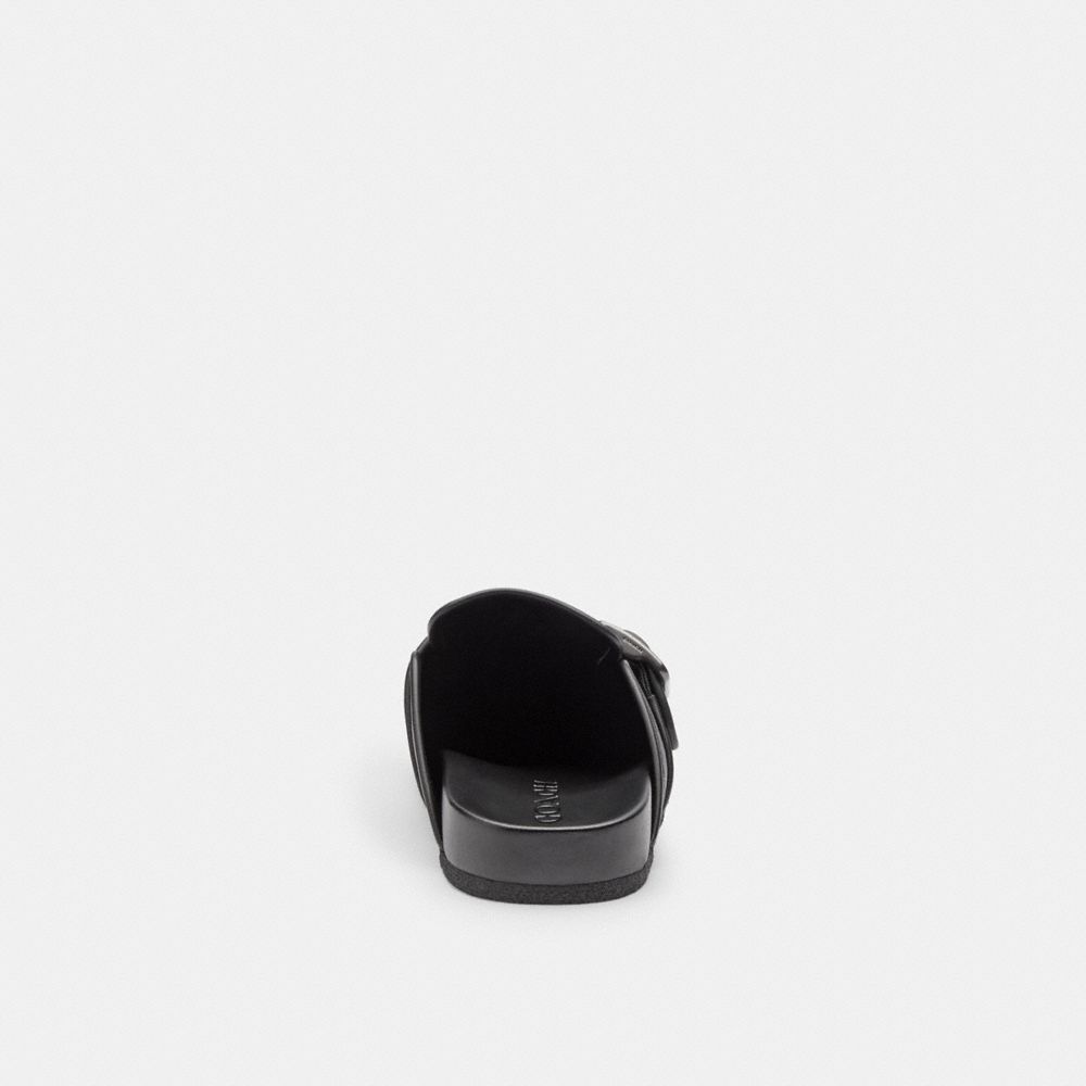 COACH®,SABOT BENJAMIN EN TOILE SIGNATURE,Noir,Alternate View