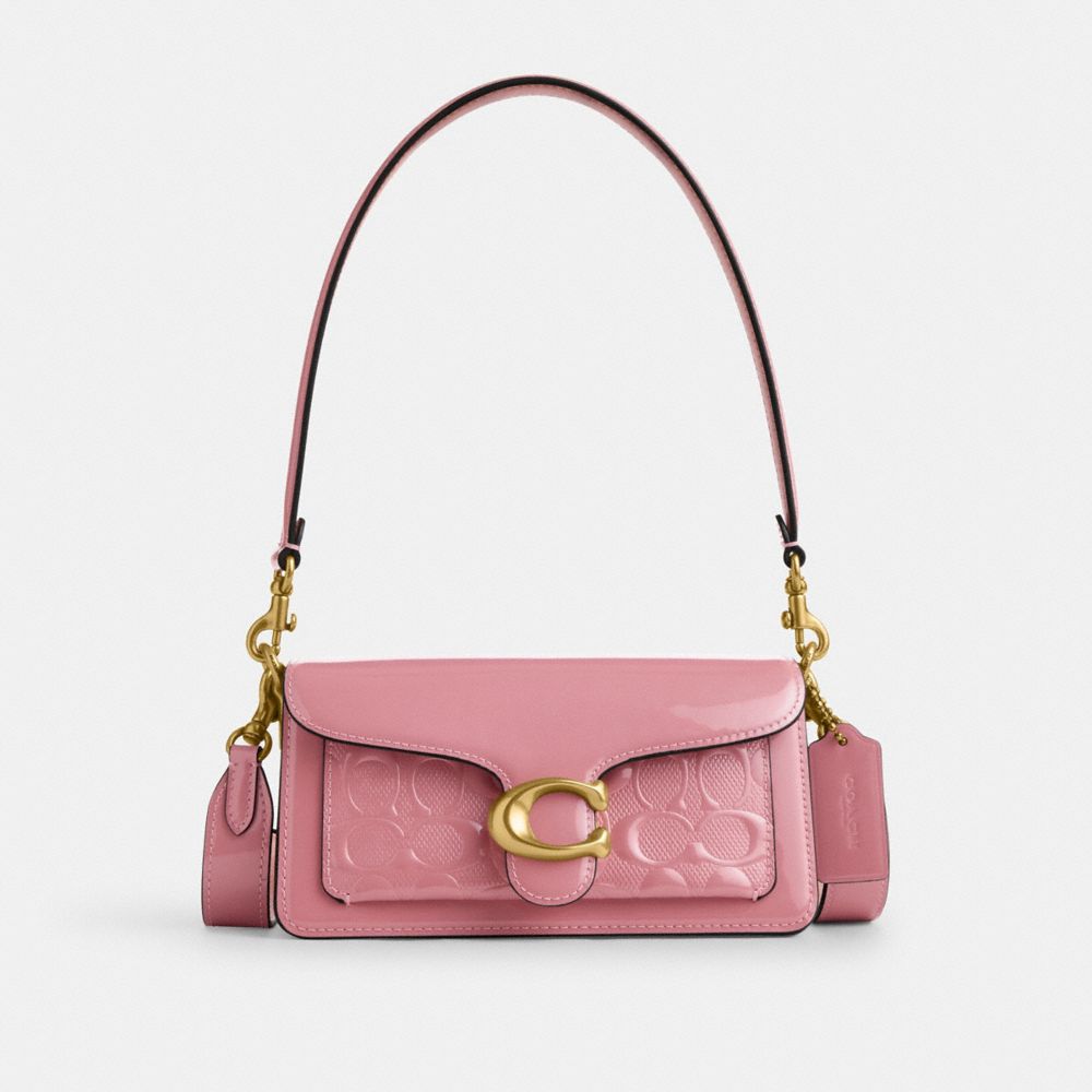 COACH®,Tabby Shoulder Bag 20 In Signature Leather,,Front View image number 0